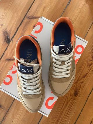 Zapatillas Sun68 Verde y Naranja