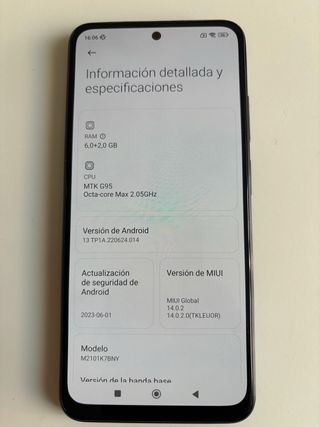 Xiaomi Redmi Note 10S Negro