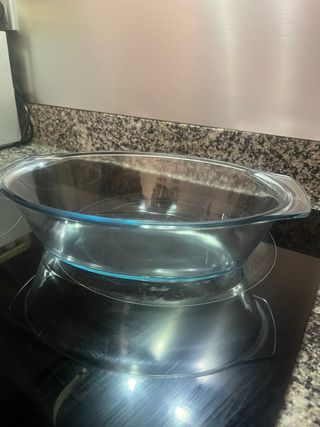 Fuente de horno de cristal