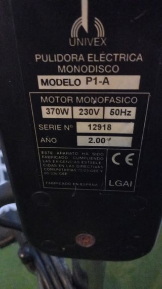 Pulidora de suelo profesional