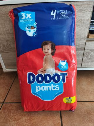 Pañales Dodot Pants Talla 4 (9-15 kg)