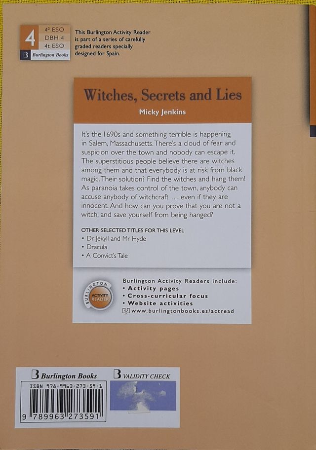 WITCHES SECRETS AND LIES 4ºESO