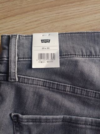 Levi's Mile High Super Skinny Jeans Gris