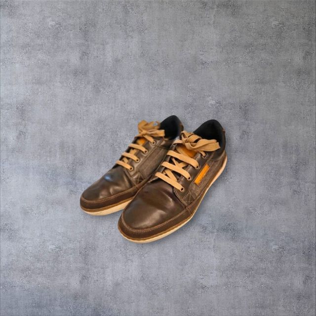 Zapatos Skechers Hombre Marrones