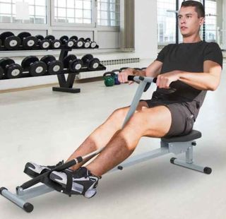 Máquina de Remo Plegable Resistencia Ajustable