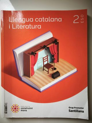 Llibre de Català 2n ESO Editorial Santillana.