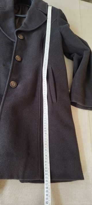 Cappotto in lana marrone