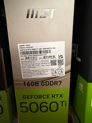 PC Gaming MSI RTX 5060 Ti
