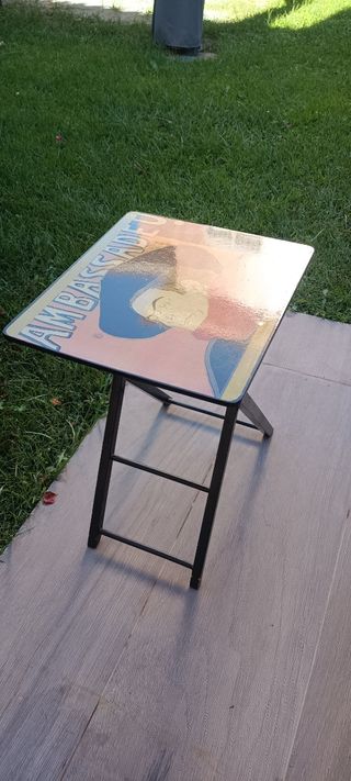 Mesa plegable vintage