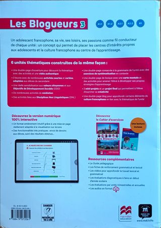 Les blogueurs 3 a2.1 livre