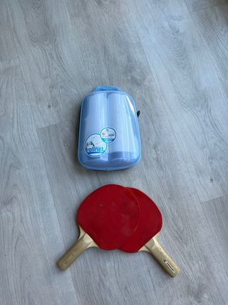 Red extensible ping-pong con 2 palas