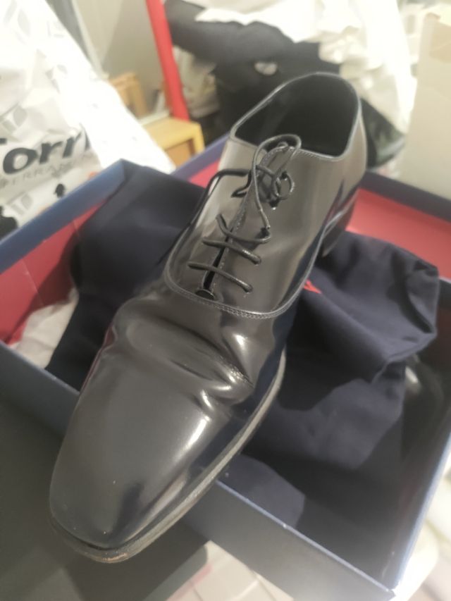 Scarpe da cerimonia colore Incas blu tg.47