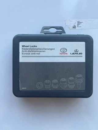 Tornillos Antirrobo Rueda Toyota Lexus