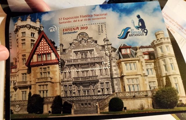 Sello España 2019 EXFILNA Santander