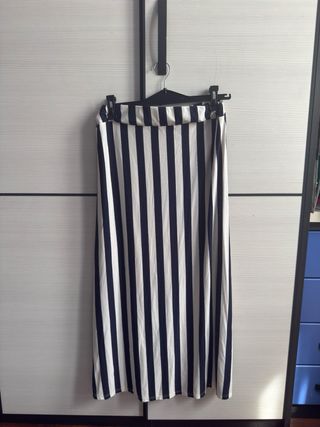 Falda larga de rayas - Talla M
