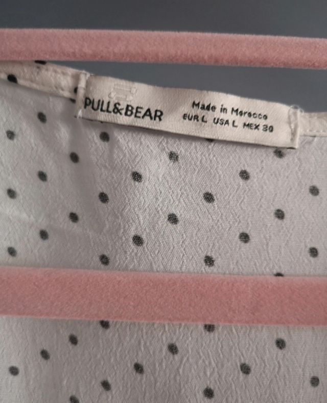 Blusa Pull&Bear anudada talla L
