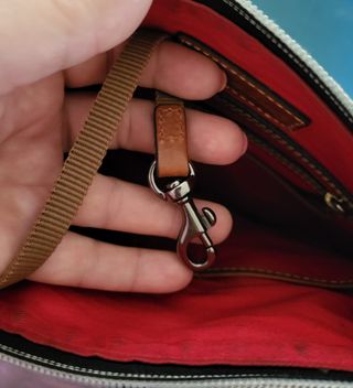 Bolso bandolera Dooney & Bourke azul marino