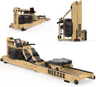 Máquina de remar de madera NEEZEE, plegable