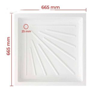 Plato de ducha 660x660 mm