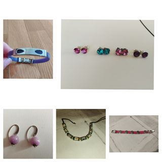 Pulseras y pendientes