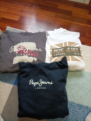 Sudadera Pepe Jeans Talla 164 Niño Azul