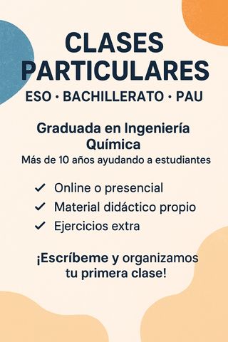 Clases Particulares Matemáticas y FyQ
