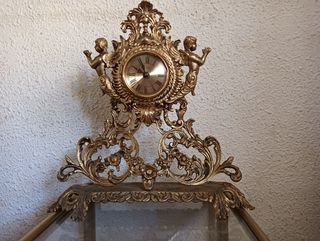 Reloj de sobremesa antiguo bronce