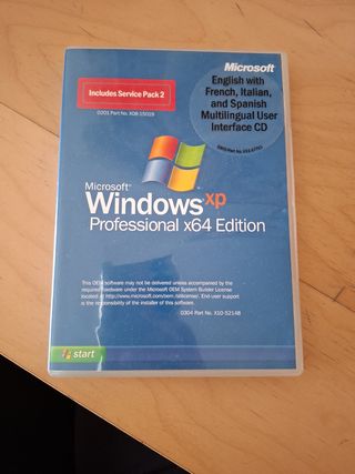 Microsoft Windows XP Professional x64 Edition CD