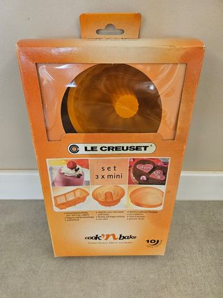Set 3 Moldes Le Creuset Mini Naranja