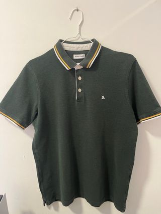 Polo Jack & Jones Verde Militar Talla M