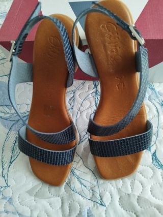 Sandalias Azul Marino Talla 38