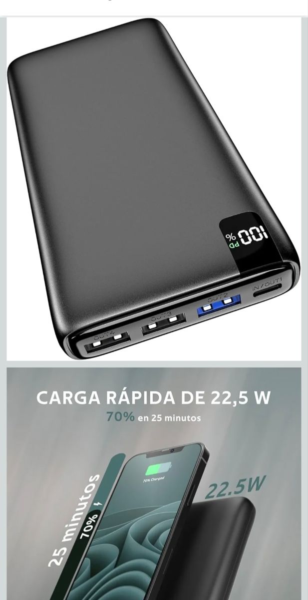ADD TOP Power Bank Portátil