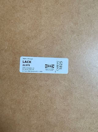 Mesita Lack Ikea Blanca