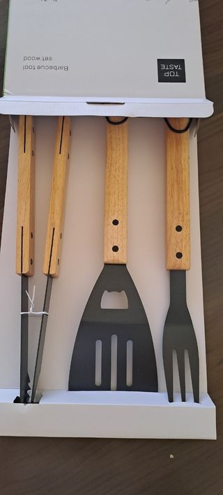 Set Barbecue Top Taste Legno