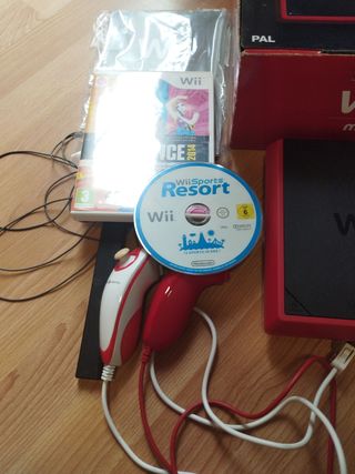 Nintendo Wii Mini con mandos. En perfecto estado 