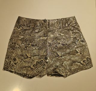 Falda-pantalón dorada nueva Talla M