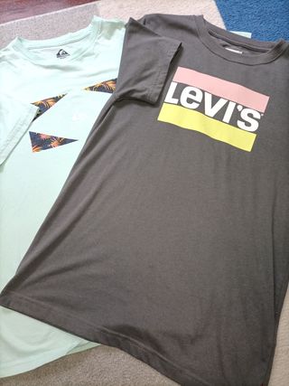 Lote 6 Camisetas Marcas Varias 12/13 Años.