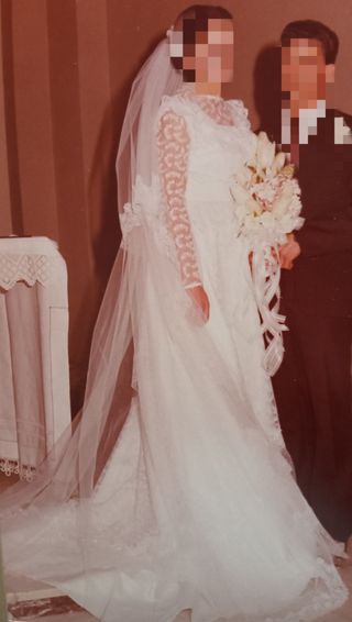 Vestido de Novia Años 80
Talla 46