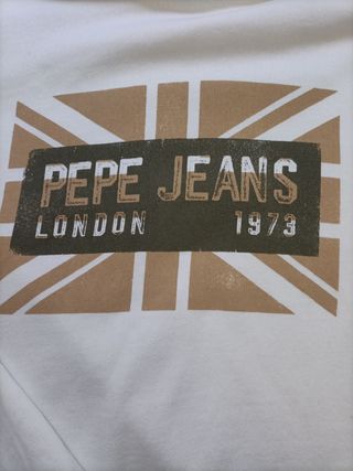 Sudadera Pepe Jeans Blanca Talla 164 niño