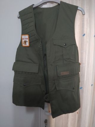 Chaleco de caza verde