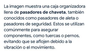 Maletín organizador con pasadores de chaveta