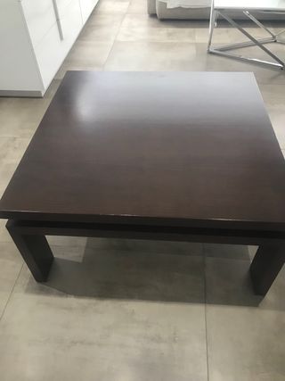 Mueble TV y mesa de madera