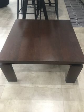 Mueble TV y mesa de madera
