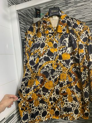Camisa Seda Vintage Escada Talla L