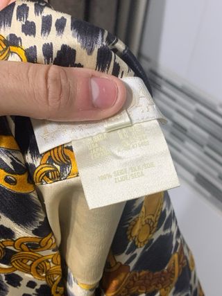 Camisa Seda Vintage Escada Talla L