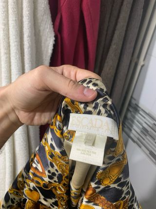 Camisa Seda Vintage Escada Talla L