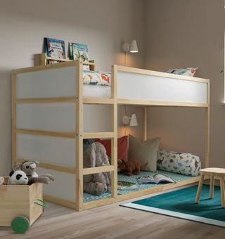 Litera Ikea Madera + Colchón
