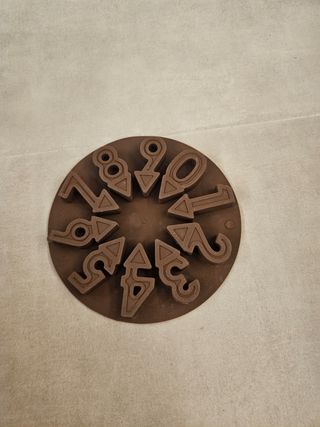Molde para números y flechas Nuevo