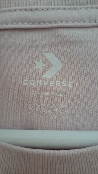 Camiseta Converse Rosa Original