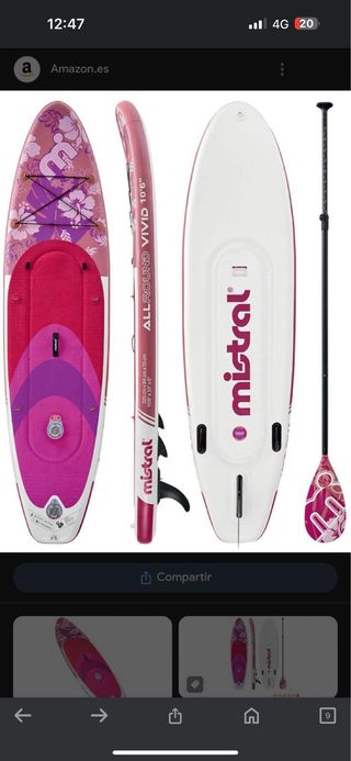 Tabla de pádel surf Mistral Allround Vivid 10'6